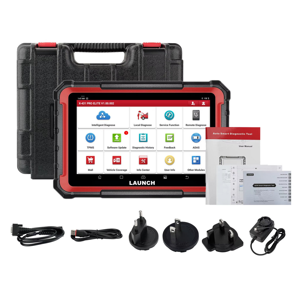 LAUNCH X-431 PRO Elite – vadu visu sistēmu diagnostika ar CAN FD un DoIP