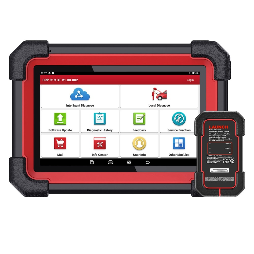 LAUNCH X-431 CRP919E BT – bezvadu visu sistēmu diagnostika ar ECU kodēšanu