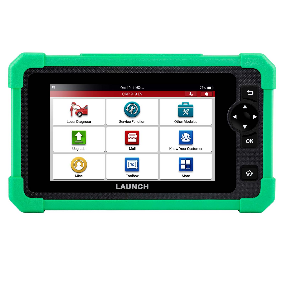LAUNCH X-431 CRP919 EV – elektromobiļu diagnostika ar aktīvajiem testiem un akumulatora pārbaudi