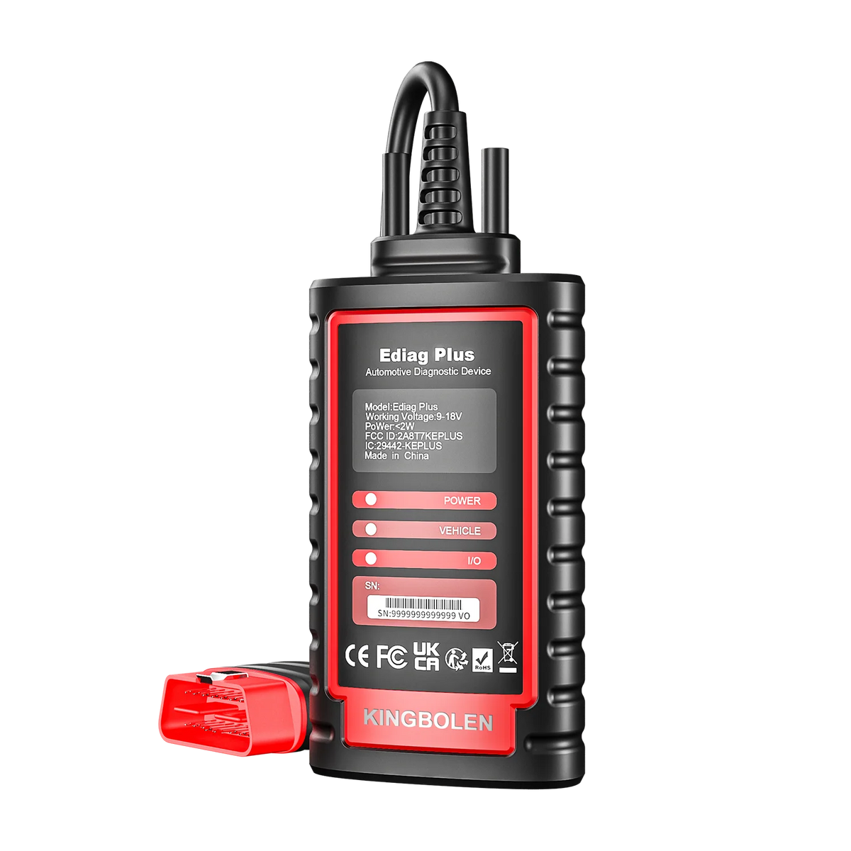 KINGBOLEN Ediag Plus – Bluetooth diagnostika ar ECU kodēšanu un CAN FD